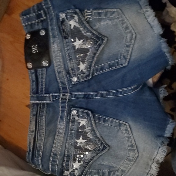 Patriotic "Miss Me" SHORTS size 27 - Picture 2 of 2